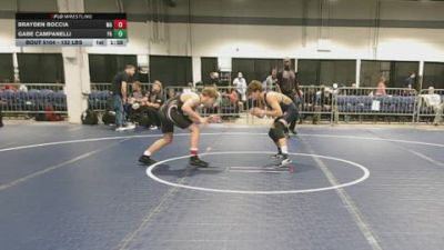 132 lbs Round Of 64 - Brayden Boccia, MA vs Gabe Campanelli, PA