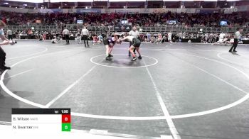 162 lbs Round Of 16 - Boston Wilson, Warsaw Wildcat Wrestling vs Nathan Swarner, East Kansas Eagles