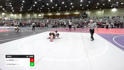 123 lbs Consi Of 8 #2 - Ava DeWitt, Team Montana vs Quinn Burlison, NorCal Elite