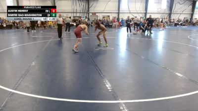 Silver 141 lbs Cons. Round 1 - Austin Herbst, Wisconsin-La Crosse vs Dimitri Bao-Washington, Quincy