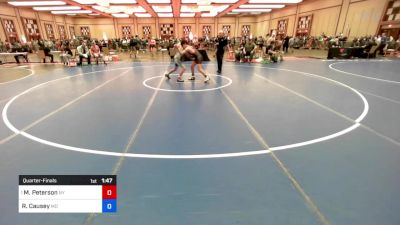 114 lbs Quarterfinal - Matthew Peterson, Ny vs Raymond Causey, Md