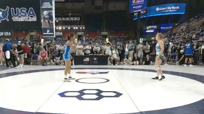 135 lbs Champ. Rd Of 16 - Annabella Nelson, Wisconsin vs Arianna Manuel, Michigan