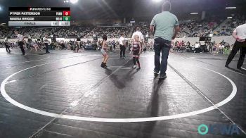 40 lbs Final - Pyper Patterson, Pawnee Wrestling Club vs Maesa Brigge, Mojo Grappling Academy