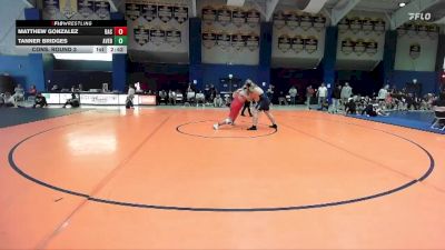 285 lbs Cons. Round 3 - Matthew Gonzalez, Belmont Abbey vs Tanner Bridges, Averett