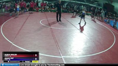 81 lbs Cross Bracket (8 Team) - Aukai Walsh, Hawaii vs Riggs Pay, Utah