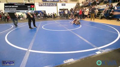 75 lbs Consolation - Waylon Bryant, Blackwell Wrestling Club vs Gavin Sparks, Salina Wrestling Club