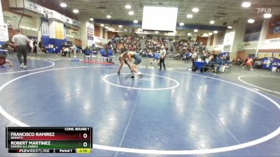 150 lbs Cons. Round 1 - Robert Martinez, Sonora (La Habra) vs Francisco Ramirez, Righetti