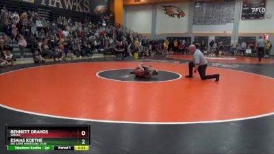 74 lbs Quarterfinal - Bennett Drahos, Wrath vs Esaias Koethe, Big Game Wrestling Club