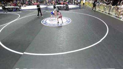 87 lbs Semis - Samantha Sandoval-Reyes, Delta Wrestling Club vs Nia Rosales, California Grapplers
