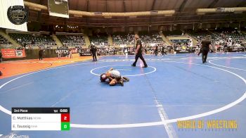 46 lbs 3rd Place - Cassius Matthias, Nebraska Wrestling Academy vs Ezra Taussig, Greater Heights Wrestling