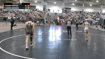 A 106 lbs Cons. Round 2 - Hayden Tompkins, Watertown High School vs Landon Anderson, Millington Central High School
