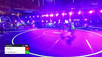 82 lbs Consi Of 4 - Lindyn King, Casper WC vs Mitchell VanDeusen, Custer County