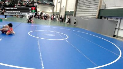 105 lbs 7th Place Match - Jaedrien Pedro, GI Grapplers vs Mateo Cano, Yuma