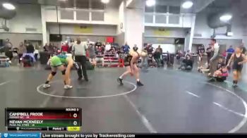 140 lbs Round 3 (6 Team) - Nevan McKneely, MJWL All Stars vs Campbell Frook, Ranger WC