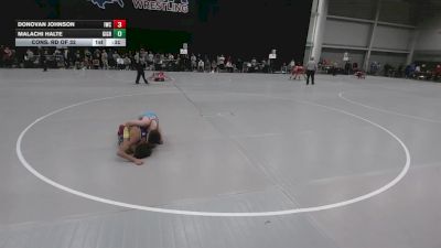 100 lbs Cons. Rd Of 32 - Malachi Halte, GI Grapplers vs Donovan Johnson, ISI Wrestling Club