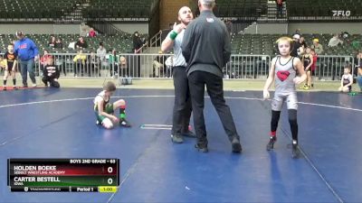 63 lbs Cons. Round 1 - Carter Bestell, Iowa vs Holden Boeke, Sebolt Wrestling Academy