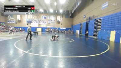 115lbs Champ. Round 2 - Jennifer Tian, Cheney (Girls) vs Paeton Pollard, Rogers (Puyallup) (Girls)