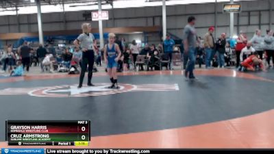 70 lbs Semifinal - Cruz Armstrong, Sublime Wrestling Academy vs Grayson Harris, Homedale Wrestling Club