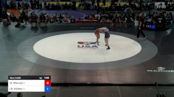 148 lbs Semis - Kaili Manuel, MI vs Ryen Hickey, CO