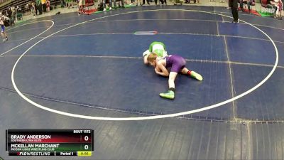 62 lbs Cons. Round 2 - McKellan Marchant, Payson Lions Wrestling Club vs Brady Anderson, Southern Utah Elite