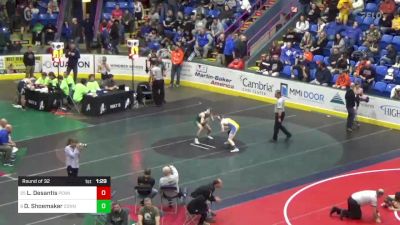 117 lbs Round Of 32 - Luke Desantis, Penn Trafford vs Dalton Shoemaker, Connellsville