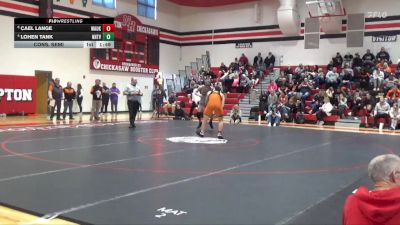 190 lbs Cons. Semi - Cael Lange, Waukon vs Lohen Tank, NH/TV