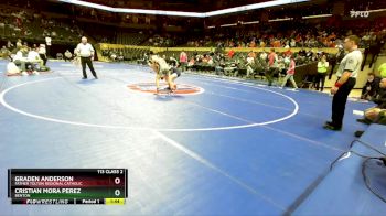 113 Class 2 lbs Champ. Round 1 - Graden Anderson, Father Tolton Regional Catholic vs Cristian Mora Perez, Benton