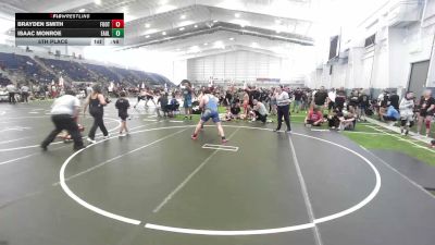285 lbs 5th Place - Brayden Smith, Foothill Falcons vs Isaac Monroe, Eagles Elite