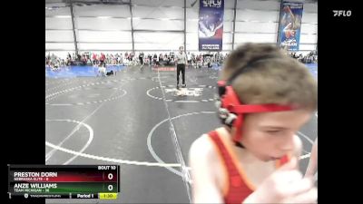 84 lbs Rd# 6- 9:00am Saturday Final Pool - Anze Williams, Team Michigan vs Preston Dorn, Nebraska Elite