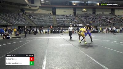 285 lbs Round Of 16 - Charles Griffin, Ellsworth vs Benny Hernandez, Cloud County