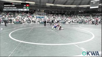 43 lbs Round Of 32 - Brantley Lynn, Lexington Wrestling Club vs Walker Williams, Team Tulsa Wrestling Club