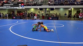 56 lbs Quarters - Madden Moore, Keystone Kids Wrestling Club vs Noah Reyes, Beat The Streets Chicago-Avondale