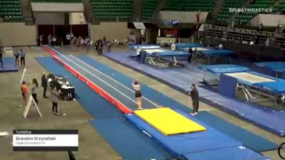Brandon Krzynefski - Tumbling, Eagle Gymnastics TX - 2021 Elite Challenge