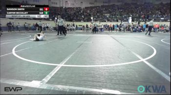 46 lbs Round Of 16 - Dawson Smith, Sallisaw Takedown Club vs Carter Mcculley, Claremore Wrestling Club