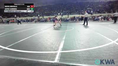 200 lbs Quarterfinal - Nikita Mehtala, Redskins Wrestling Club vs Astri Cabrera, Warner Eagles Youth Wrestling