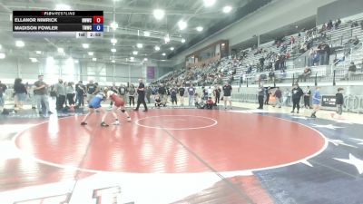 120 lbs Cons. Semis - Ellanor Nimrick, NWWC vs Madison Fowler, Thunder Mountain Wrestling Club
