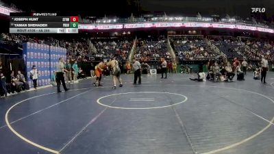 4A 285 lbs Champ. Round 1 - Yaman Shehadeh, Providence High School vs Joseph Hunt, South View