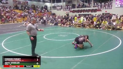 120 lbs Round 1 (16 Team) - Keith Wheeler, Perry vs Connor Forgey, Holy Innocents Episcopal