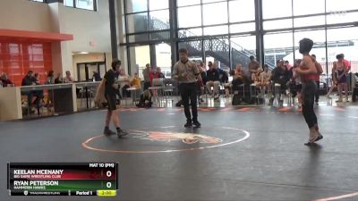 J-6 lbs Quarterfinal - Keelan McEnany, Big Game Wrestling Club vs Ryan Peterson, Hammerin Hawks