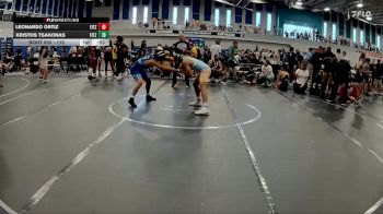 115 lbs 3rd Place Match - Xristos Tsakonas, Davenport Broncos vs Leonardo Ortiz, Harmony