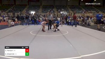 80 lbs Semifinal - Cole Henson, Liberty Wrestling Club vs Kevin Kilpatrick, 706 Wrestling