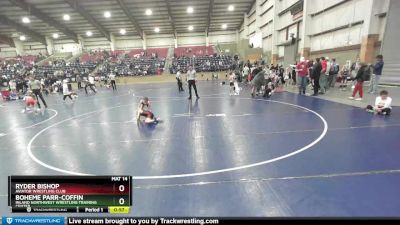 53 lbs Champ. Round 2 - Ryder Bishop, Aviator Wrestling Club vs Boheme Parr-Coffin, Inland Northwest Wrestling Training Center