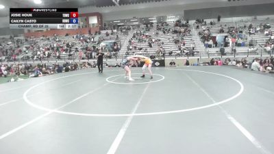 68 kg Champ. Rd Of 32 - Josie Houk, Tiger Den Wrestling Club vs Cailyn Casto, Black Diamond Wrestling Club