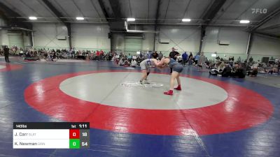 140 lbs Rr Rnd 3 - Jackson Carr, Slate Wrestling Academy vs Kelson Newman, Grindhouse Wrestling