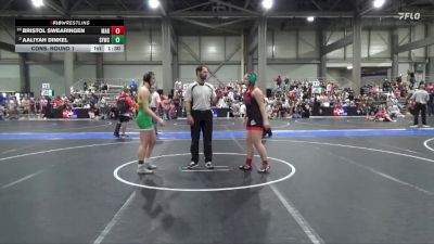 165 lbs Cons. Round 1 - Bristol Swearingen, Marysville vs Aaliyah Dinkel, St. Francis Wrestling Club