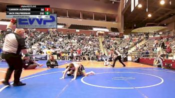 110 lbs Quarterfinal - Cannon Aldridge, Saints Wrestling Club vs Jack Palfreeman, Springdale Youth Wrestling Club