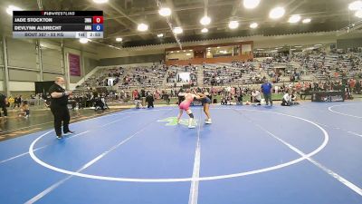 53 kg Cons. Sub-rd Of 32 - Jade Stockton, 308 Wrestling Academy vs Devlynn Albrecht, Askren Wrestling Academy