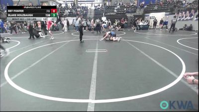 100 lbs 3rd Place - Ret Foster, F-5 Grappling vs Blake Holzbaugh, Team Guthrie Wrestling