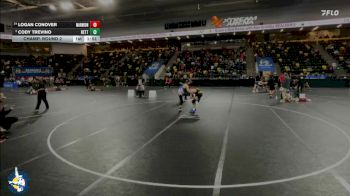 138 lbs Champ. Round 2 - Cody Trevino, Bettendorf vs Logan Conover, Aurora (Marmion Academy)