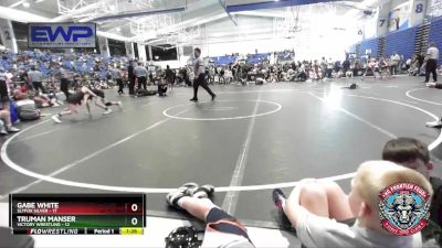 68 lbs Semis (4 Team) - Gabe White, Slyfox Silver vs Truman Manser, Victory Wrestling